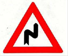 Gefährliche Doppelkurve rechts beginnend (Verkehrszeichen)