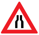 Fahrbahnverengung (beidseitig) (Verkehrszeichen)