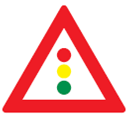 Vorankündigung eines Lichtzeichens (Verkehrszeichen)