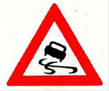 Schleudergefahr (Verkehrszeichen)