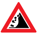 Steinschlag (Verkehrszeichen)