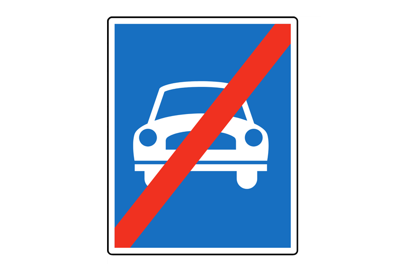 Ende der Autostraße