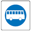 Straße für Omnibusse (Verkehrszeichen)