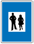 Fußgängerzone (Verkehrszeichen)