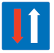 Wartepflicht für Gegenverkehr  (Verkehrszeichen)