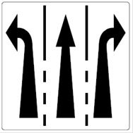 Voranzeiger für Einordnen (Verkehrszeichen)