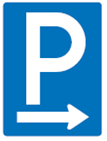 Zum Parkplatz (Verkehrszeichen)