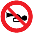 Hupverbot (Verkehrszeichen)