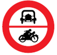 Fahrverbot für alle Kraftfahrzeuge (Verkehrszeichen)