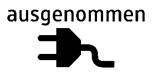  ausgenommen Elektrofahrzeuge während des Ladevorgangs (Verkehrszeichen)